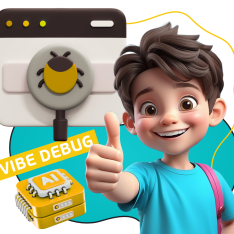 Тестирование & Vibe Debug. Охотники за багами - КИБЕРшкола программирования для детей, компьютерные курсы для школьников, начинающих и подростков - KIBERone г. Изобильный
