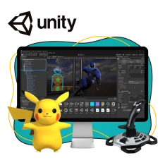 Мир игр на Unity 2D на популярном движке + AI-помощники - КИБЕРшкола программирования для детей, компьютерные курсы для школьников, начинающих и подростков - KIBERone г. Изобильный