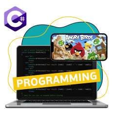 Программирование на C#. Удивительный мир 2D-игр - КИБЕРшкола программирования для детей, компьютерные курсы для школьников, начинающих и подростков - KIBERone г. Изобильный