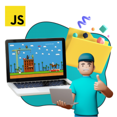 Программирование на JavaScript. Учимся создавать игры! - КИБЕРшкола программирования для детей, компьютерные курсы для школьников, начинающих и подростков - KIBERone г. Изобильный
